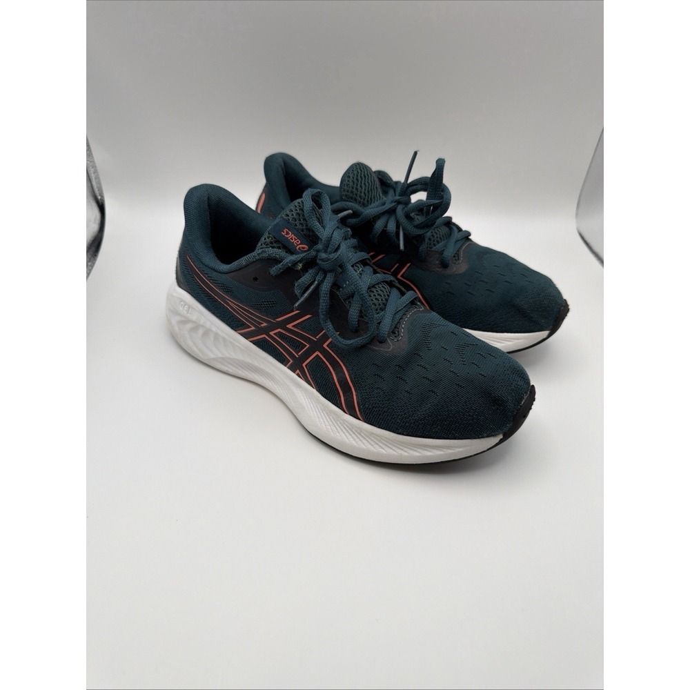 ASICS Gel-Excite 8 Women's Running Shoes Size 6.5 Dark Green Coral Athletic